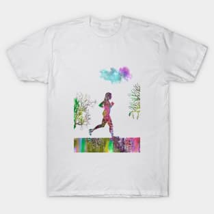 Running woman T-Shirt